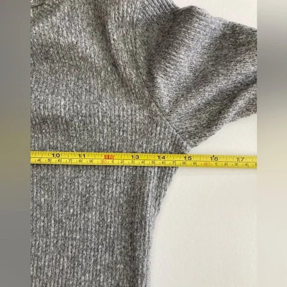 Eye Candy | Women’s Ribbed Bell Sleeve Blouse - Picture 6 of 7